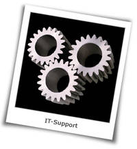 IT-Support Zahnräder Polaroid Support Zahnräder